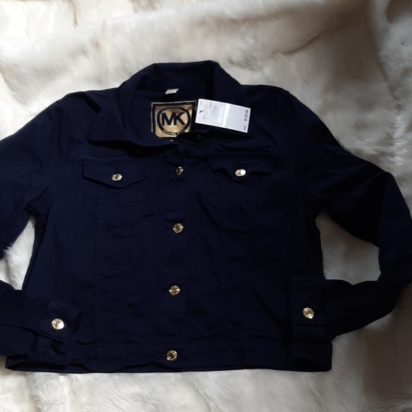 Michael Kors Jackets & Blazers - Women's Michael Kors Jean Jacket NWT SZ LG